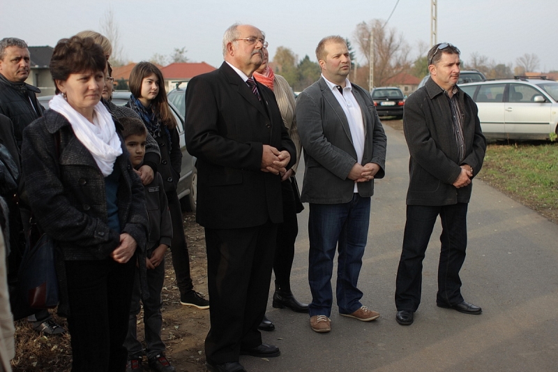 Felújított feszület Kistelekiszőlőben