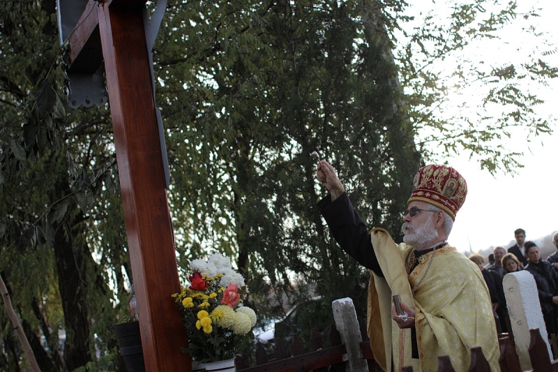 Felújított feszület Kistelekiszőlőben