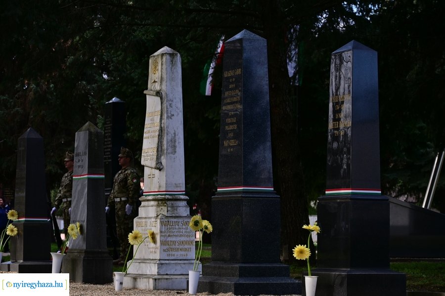 1848-as emlékező koszorúzás az északi temetőben - 2024