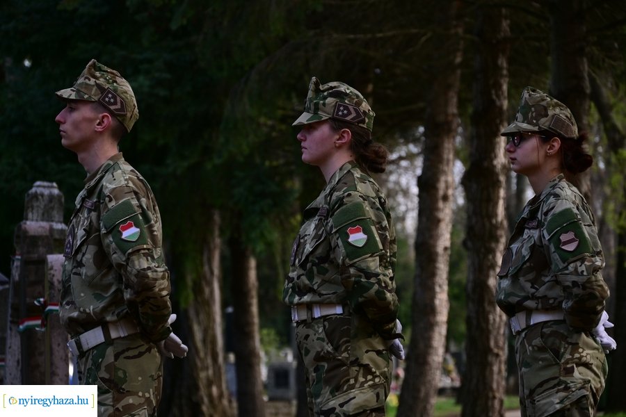 1848-as emlékező koszorúzás az északi temetőben - 2024