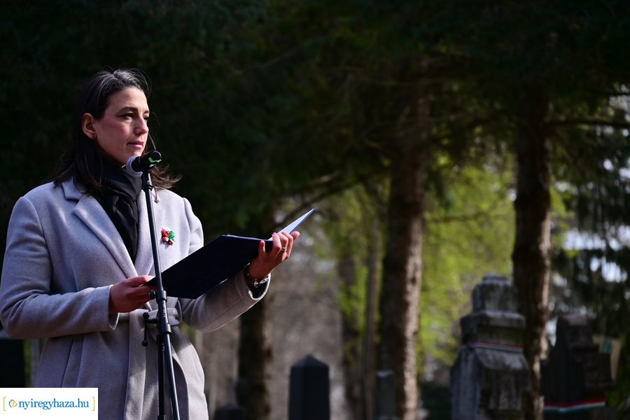 1848-as emlékező koszorúzás az északi temetőben - 2024