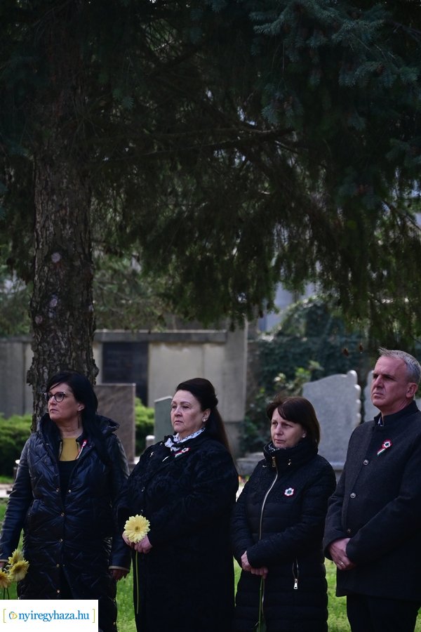 1848-as emlékező koszorúzás az északi temetőben - 2024