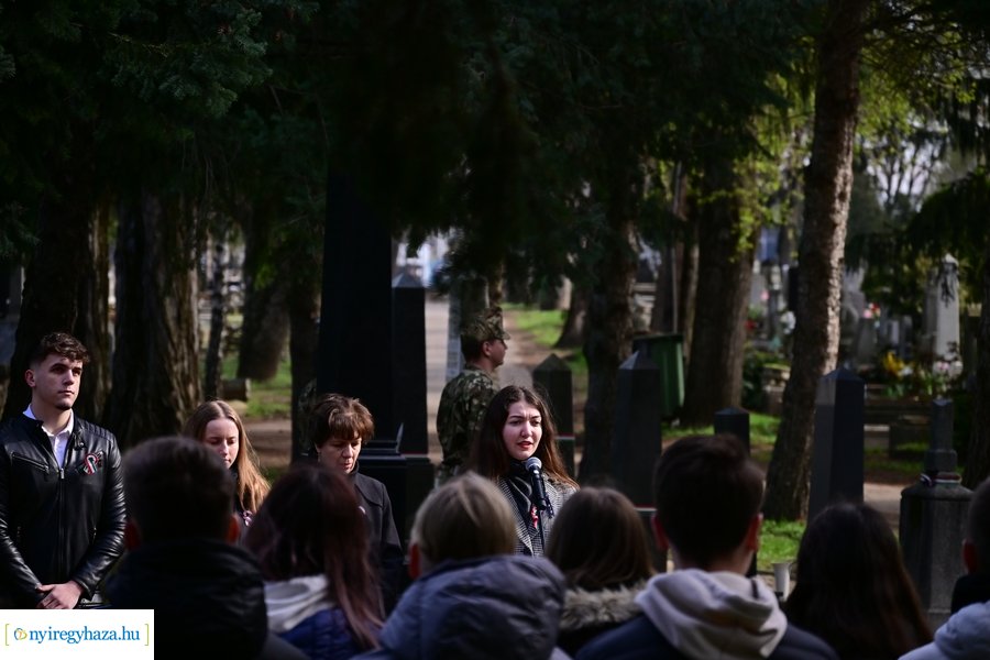 1848-as emlékező koszorúzás az északi temetőben - 2024