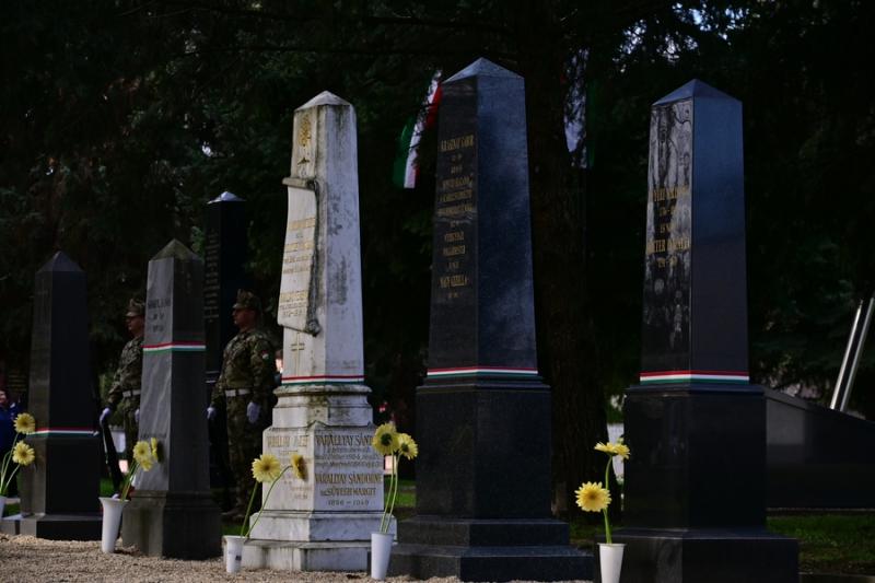 1848-as emlékező koszorúzás az északi temetőben - 2024