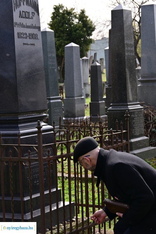 1848-as emlékező koszorúzás az izraelita temetőben - 2024