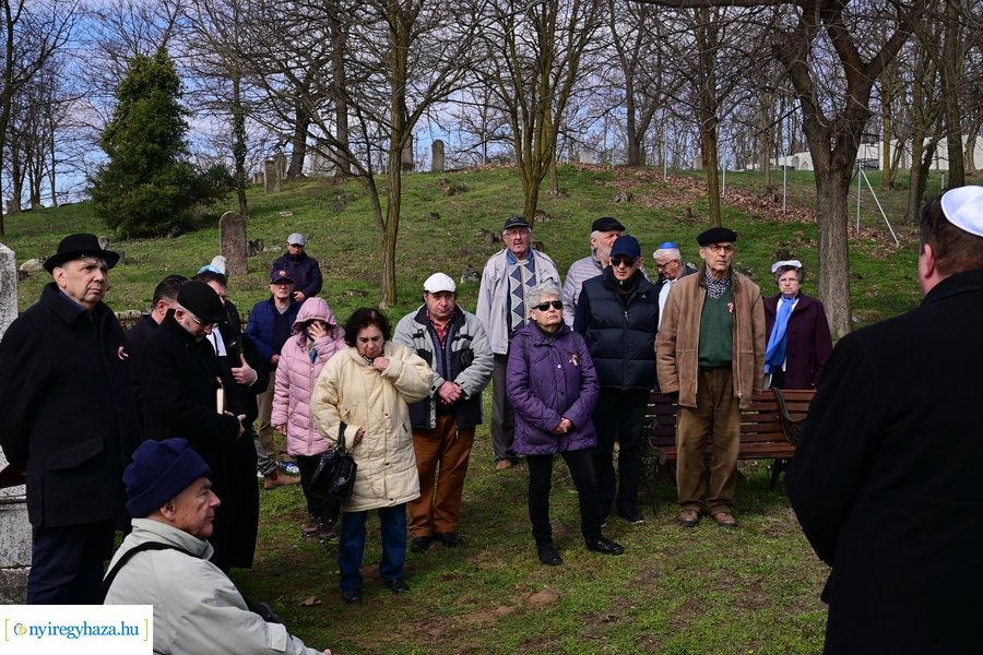 1848-as emlékező koszorúzás az izraelita temetőben - 2024