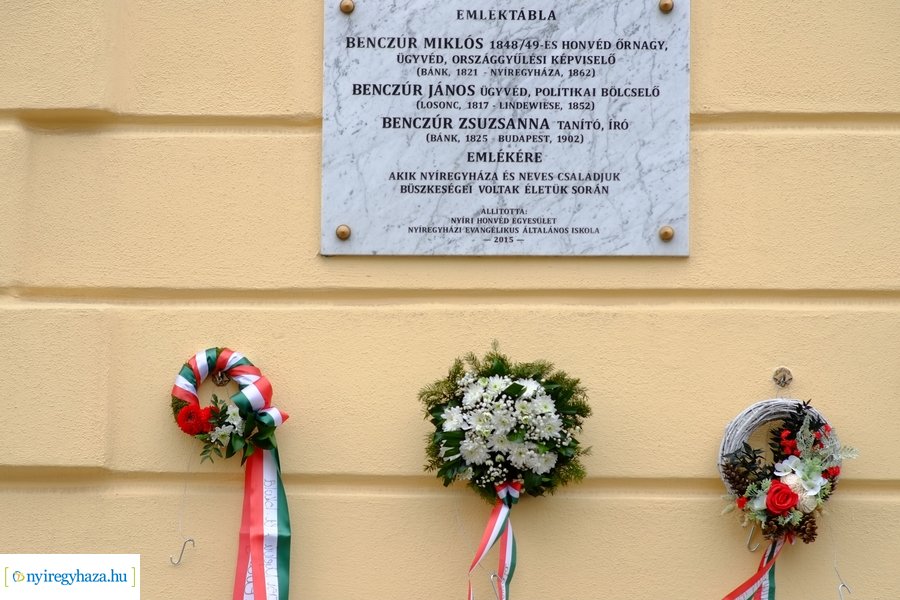 1848-as emlékező koszorúzások 2023