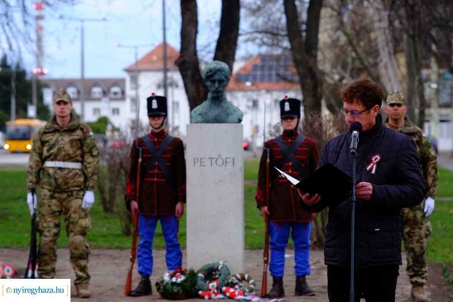 1848-as emlékező koszorúzások 2023