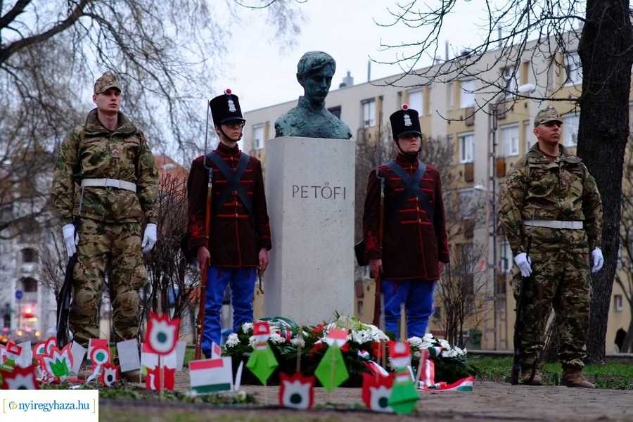 1848-as emlékező koszorúzások 2023