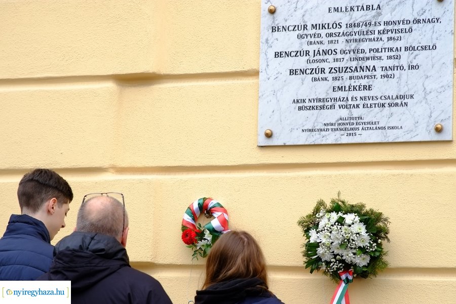 1848-as emlékező koszorúzások 2023