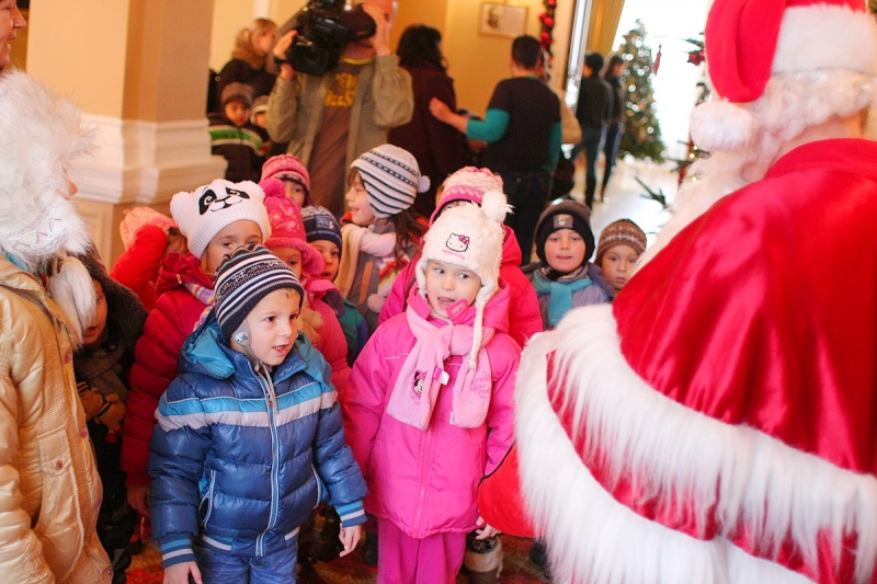 Mikulás a városházán