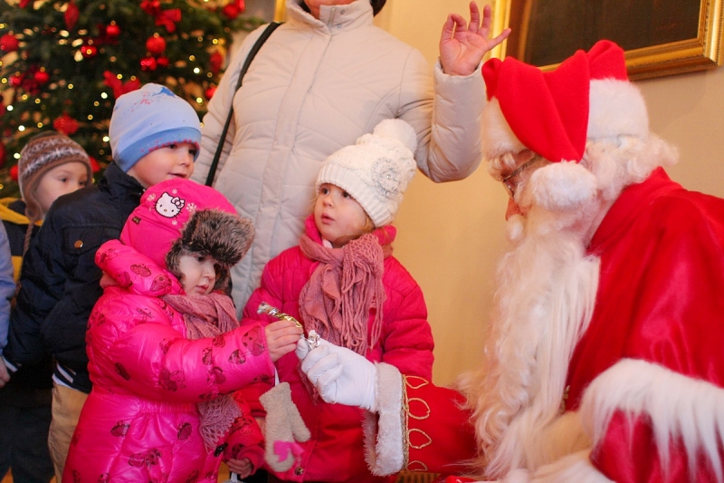 Mikulás a városházán