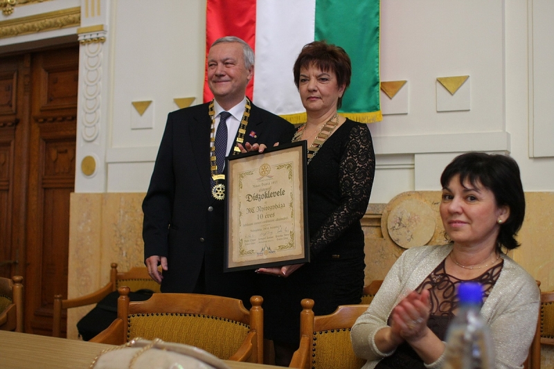 Tíz éves a Rotary Nyíregyházán