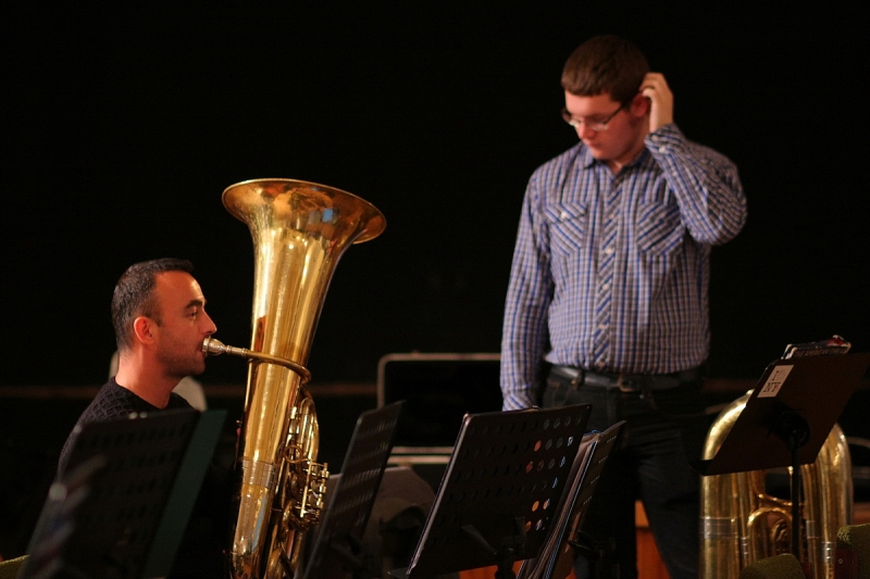 Folynak az újévi koncert próbái