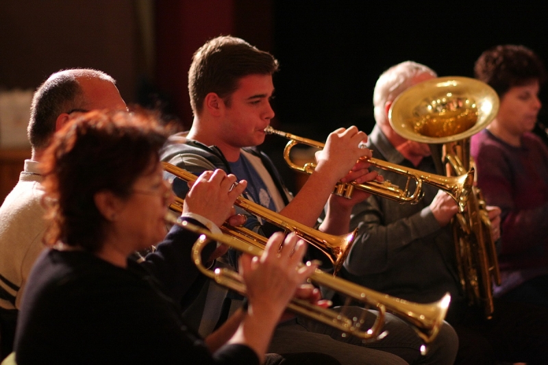 Folynak az újévi koncert próbái