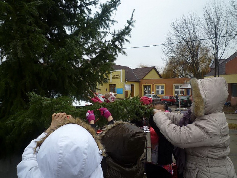 Mindenki karácsonyfája Borbányán