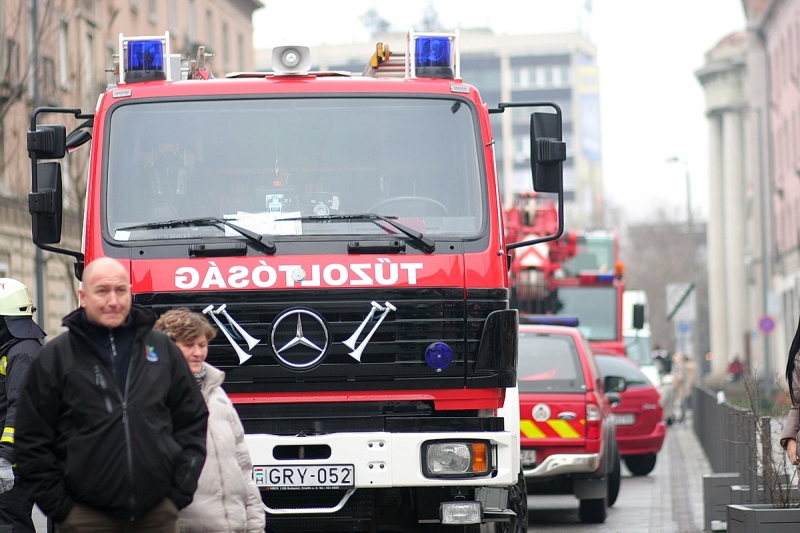 Figyelemfelkeltő gyakorlat a belvárosban