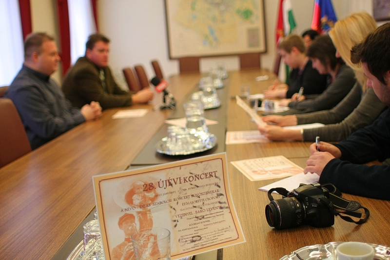 28. újévi koncert – sajtótájékoztató