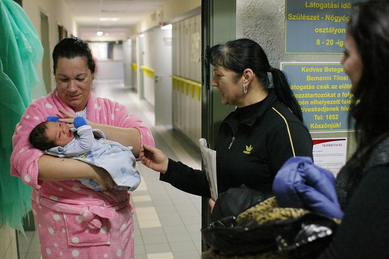 Az új év első babája Nyíregyházán