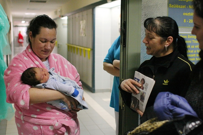 Az új év első babája Nyíregyházán