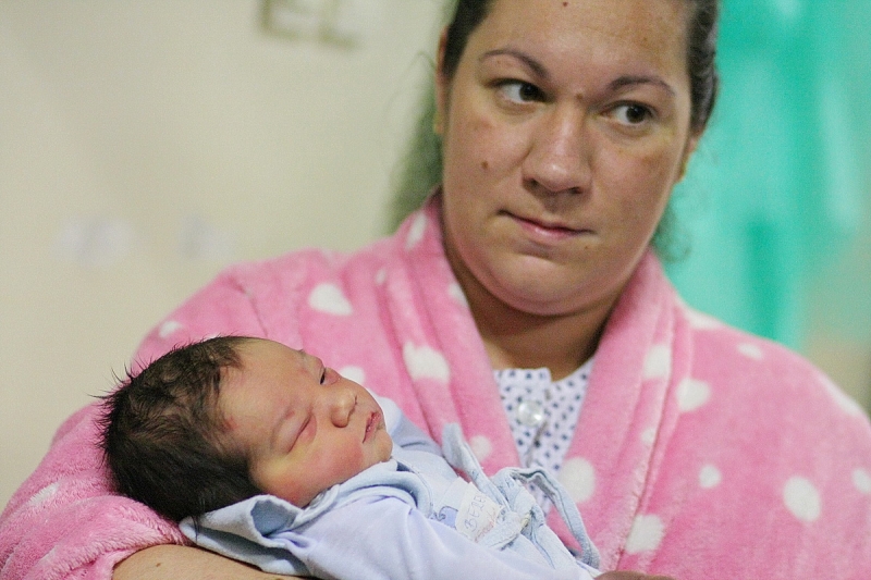 Az új év első babája Nyíregyházán