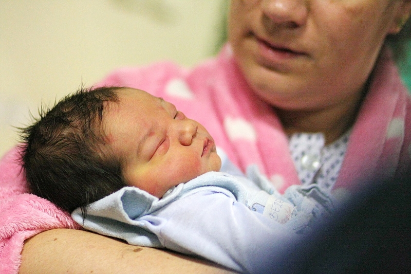 Az új év első babája Nyíregyházán