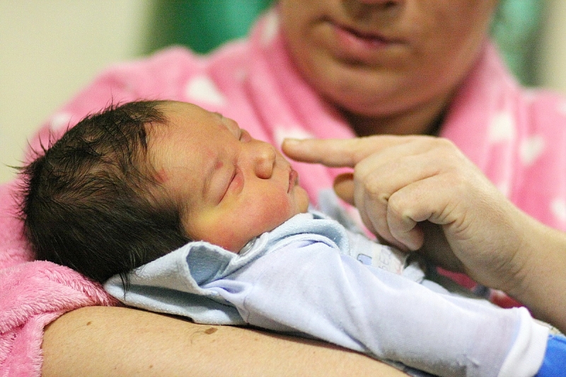 Az új év első babája Nyíregyházán