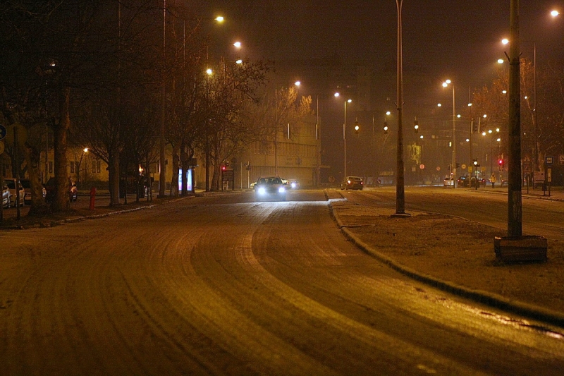 Elérte az ónos eső a várost
