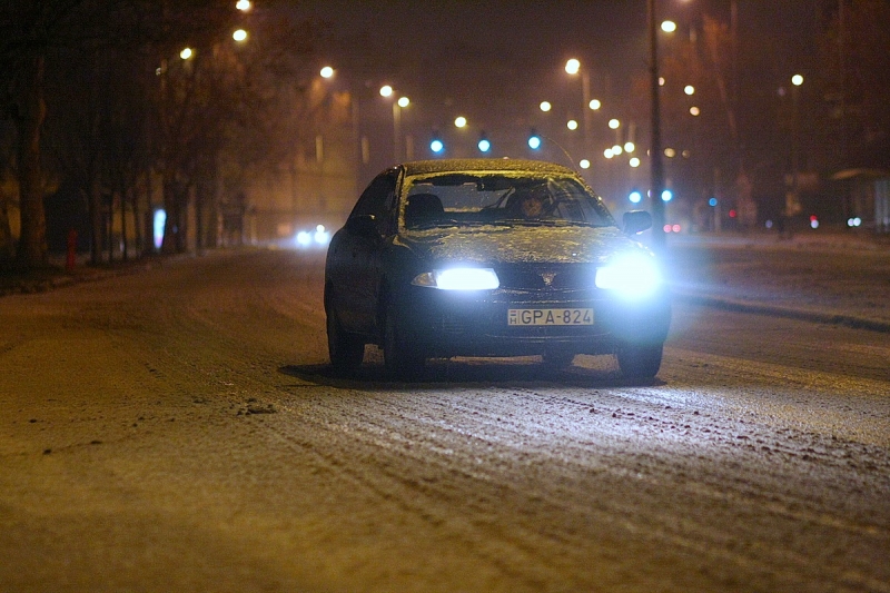 Elérte az ónos eső a várost