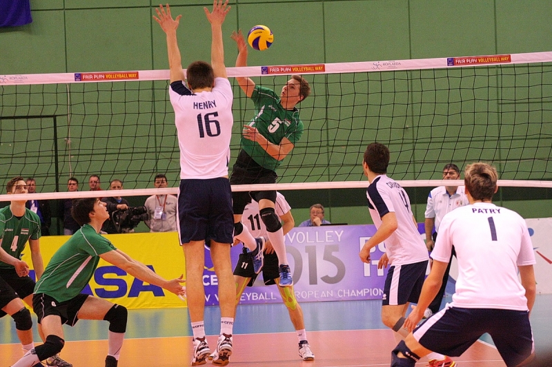 Magyarország -Franciaország röplabda U21 VB selejtező