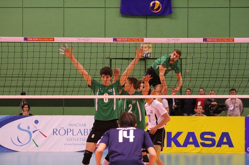 Magyarország -Franciaország röplabda U21 VB selejtező