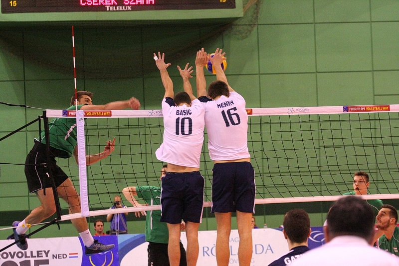 Magyarország -Franciaország röplabda U21 VB selejtező