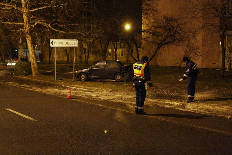 Baleset az Északi körúton