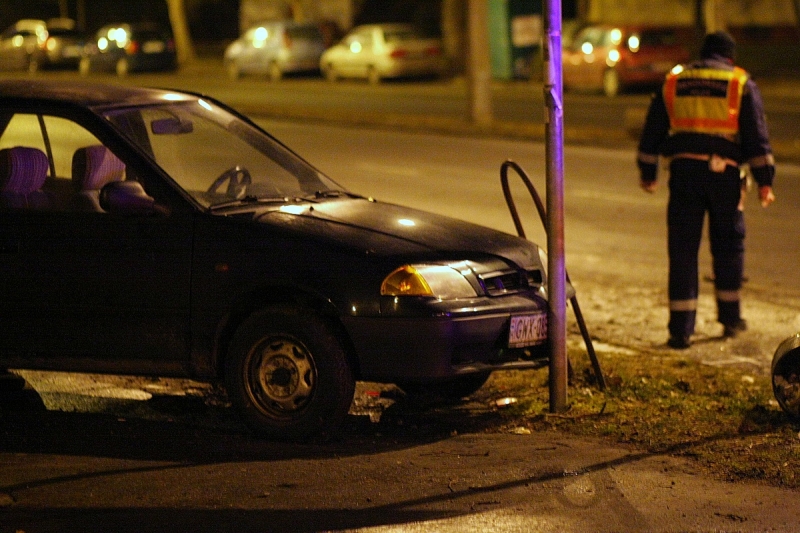 Baleset az Északi körúton