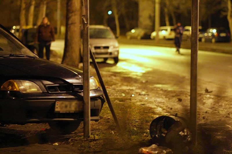 Baleset az Északi körúton