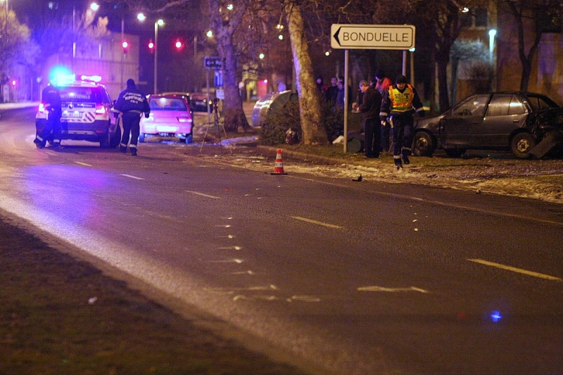 Baleset az Északi körúton