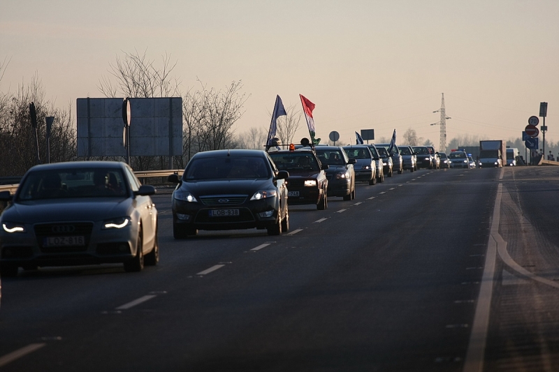 Útdíj-demonstráció