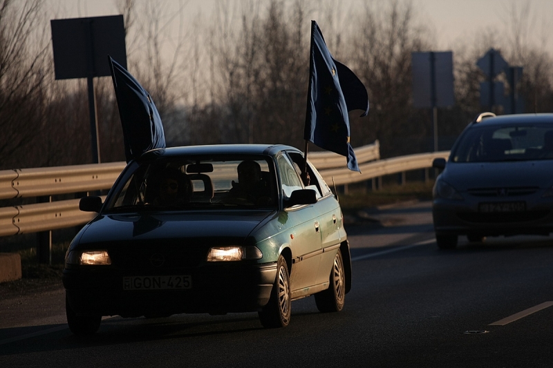 Útdíj-demonstráció