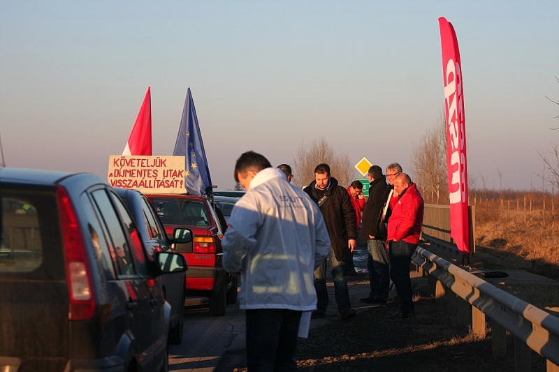 Útdíj-demonstráció