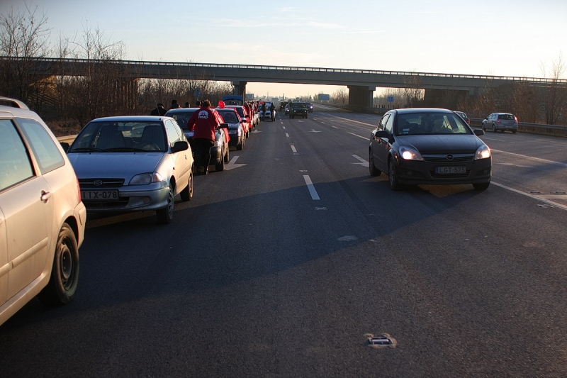 Útdíj-demonstráció