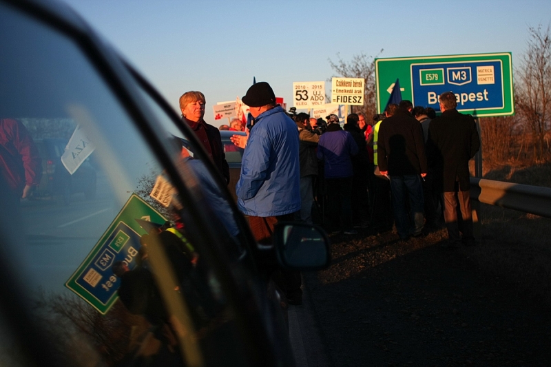 Útdíj-demonstráció