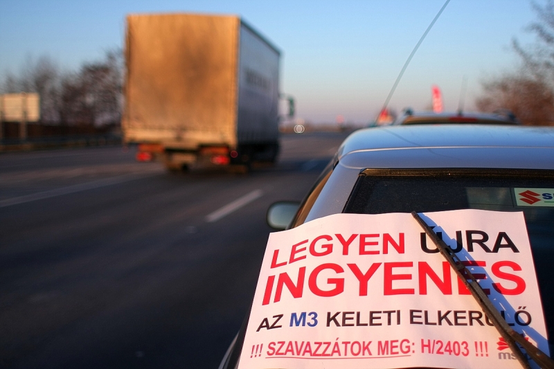 Útdíj-demonstráció