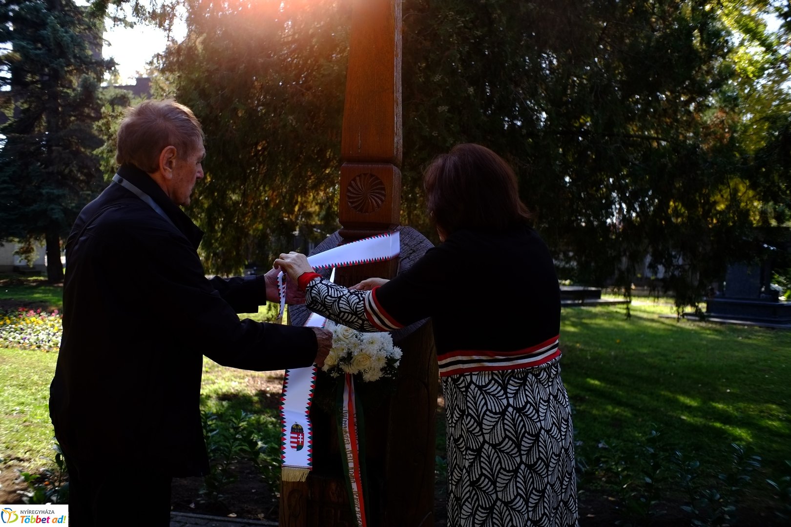 1956-os emlékező koszorúzások az északi temetőben - 2025