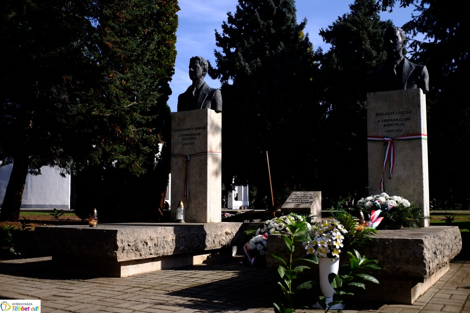 1956-os emlékező koszorúzások az északi temetőben - 2025