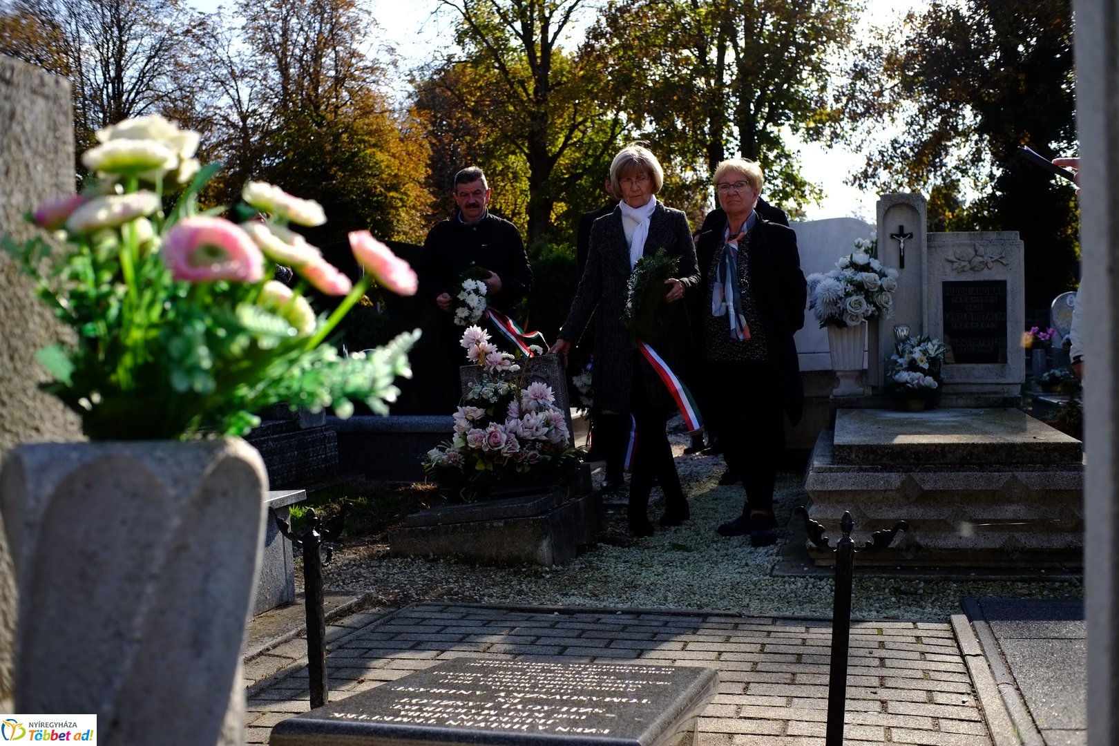1956-os emlékező koszorúzások az északi temetőben - 2025