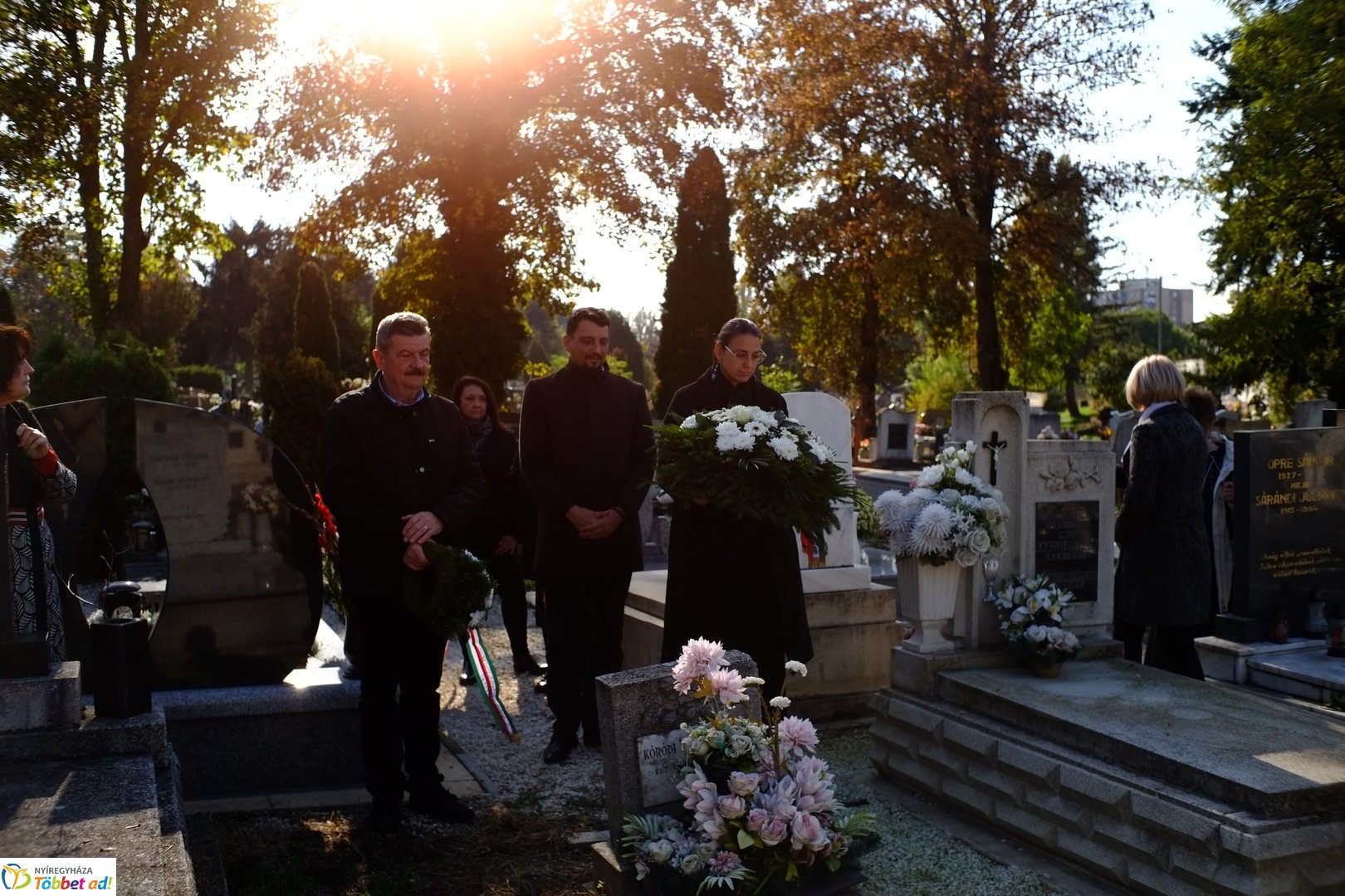 1956-os emlékező koszorúzások az északi temetőben - 2025