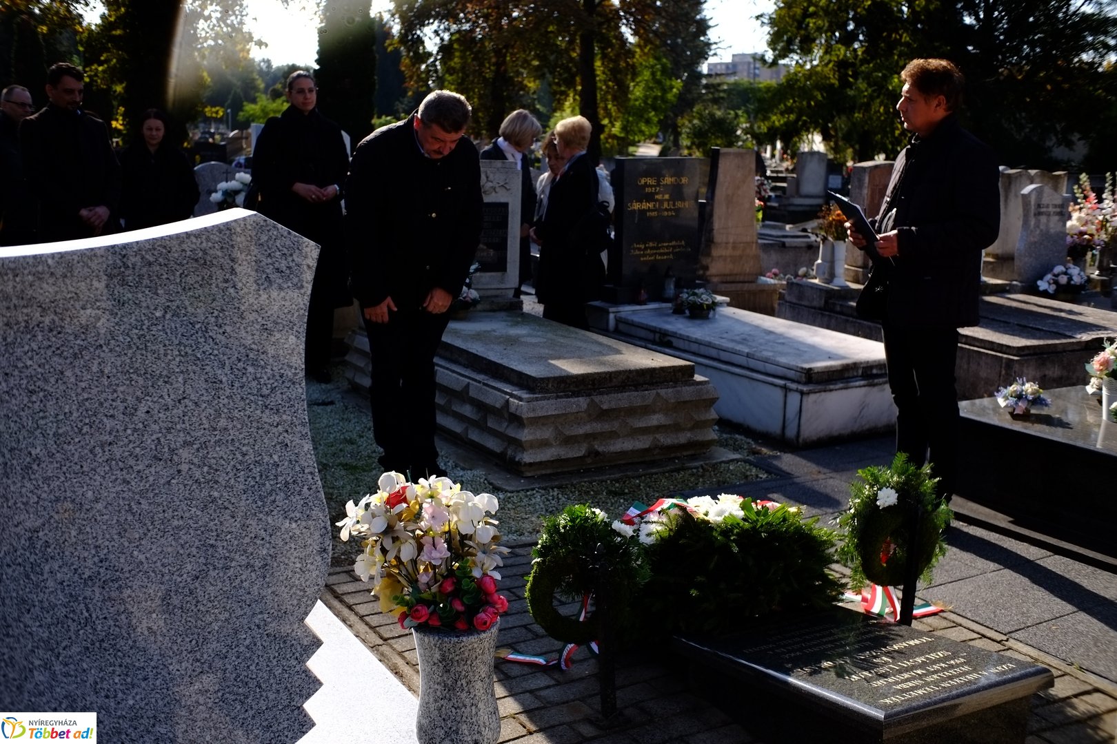 1956-os emlékező koszorúzások az északi temetőben - 2025