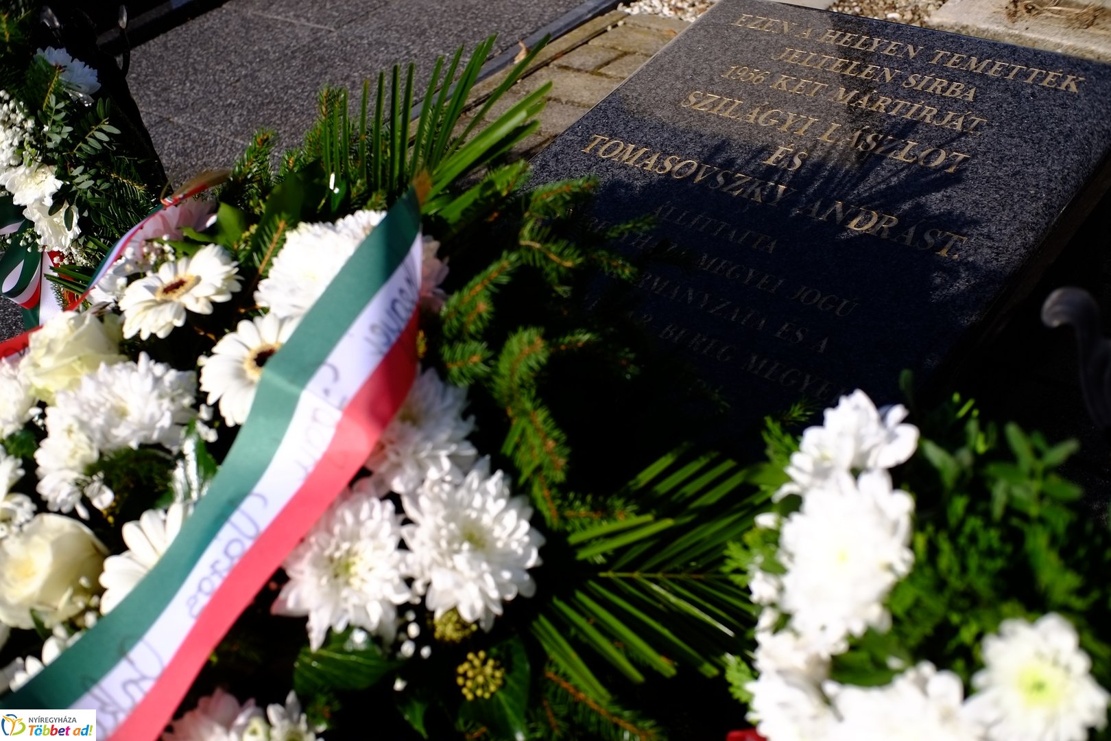 1956-os emlékező koszorúzások az északi temetőben - 2025