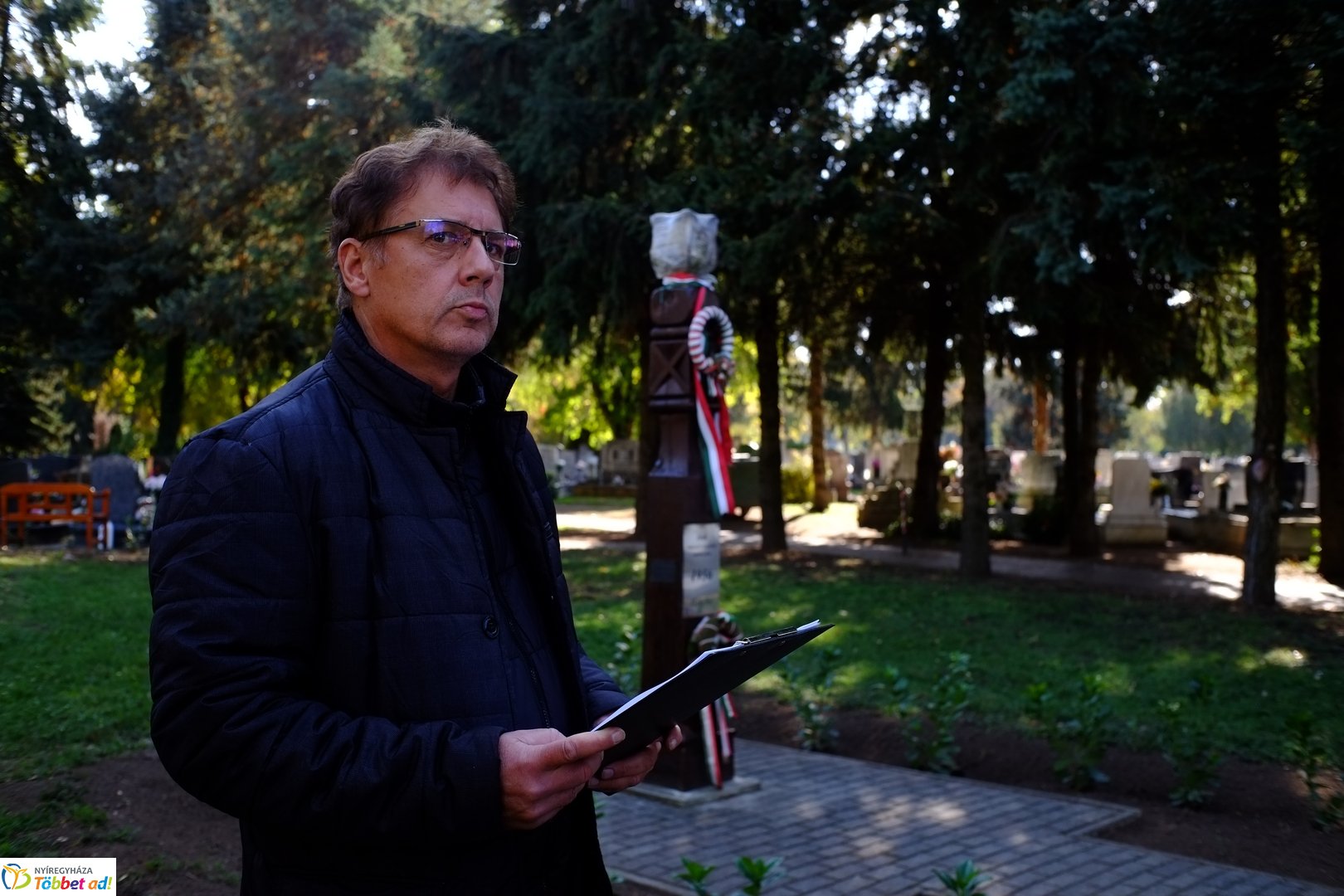 1956-os emlékező koszorúzások az északi temetőben - 2025