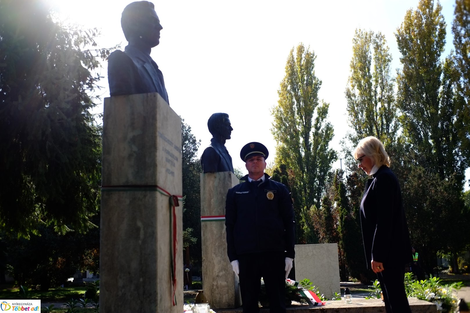 1956-os emlékező koszorúzások az északi temetőben - 2025